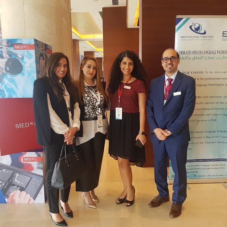 ESLPS president Ms. Sara Bachar and the general secretary Mrs. Reine Bou Issa had the pleasure to meet with Med-El team to discuss future collaboration